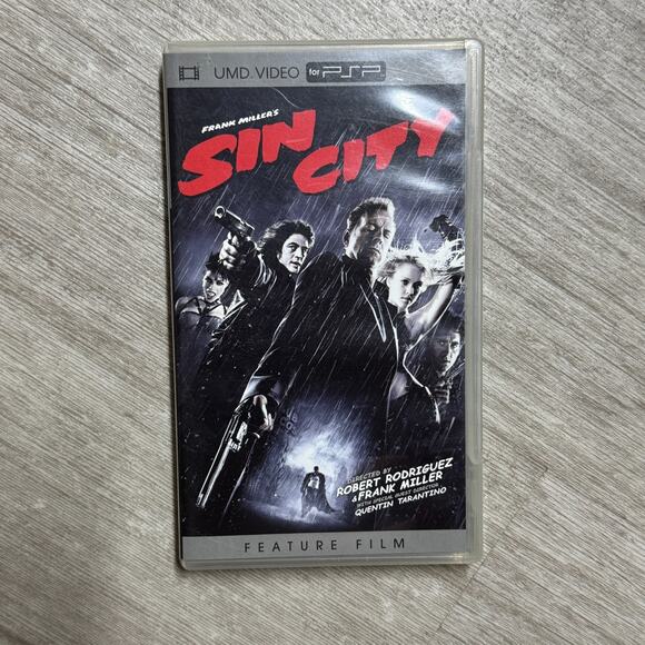 PSP UMD Frank Miller’s Sin City (UMD-Movie, 2005) Complete Tested - Picture 1 of 3